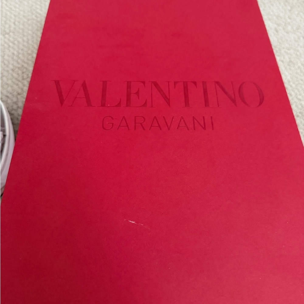 Valentino VLOGO Easy Knot Knit Runner Woven Women's Gray and Silver Sneakers - Picture 10 of 11